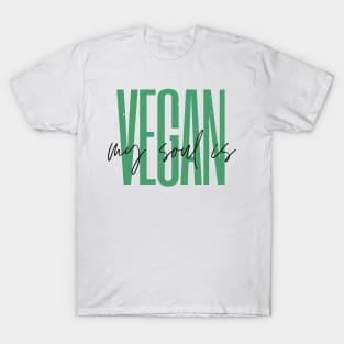 My Soul is Vegan White T-Shirt